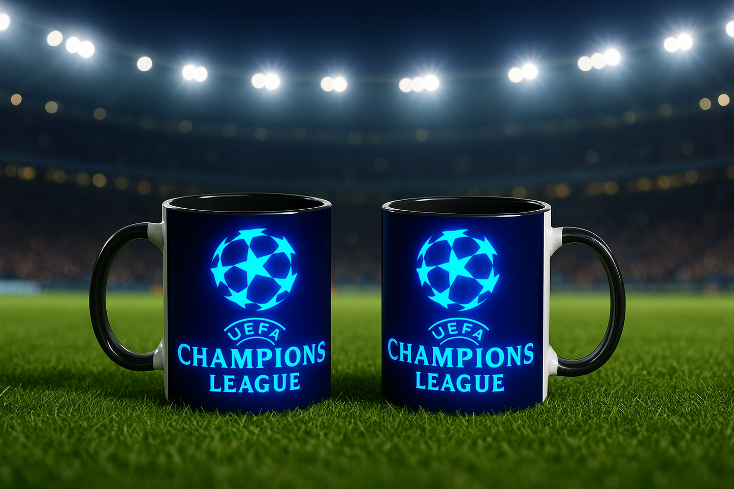 🏆🔥 Taza "Con sabor a Champions" ⚽✨