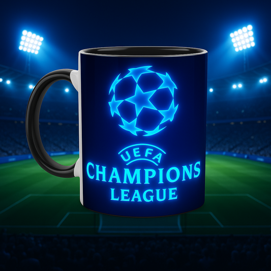 🏆🔥 Taza "Con sabor a Champions" ⚽✨