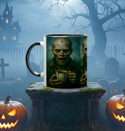 ☕💀 ¡Despierta de entre los muertos con tu café zombie! 👁️‍🗨️ – Halloween 2025 🎃