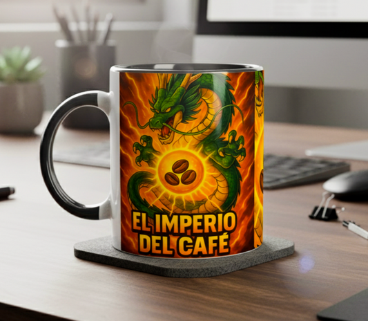🐉 Taza Shenron del Imperio del Café – Despierta el Poder del Dragón ☕⚡